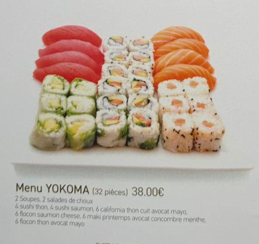 Image de Menu YOKOMA
